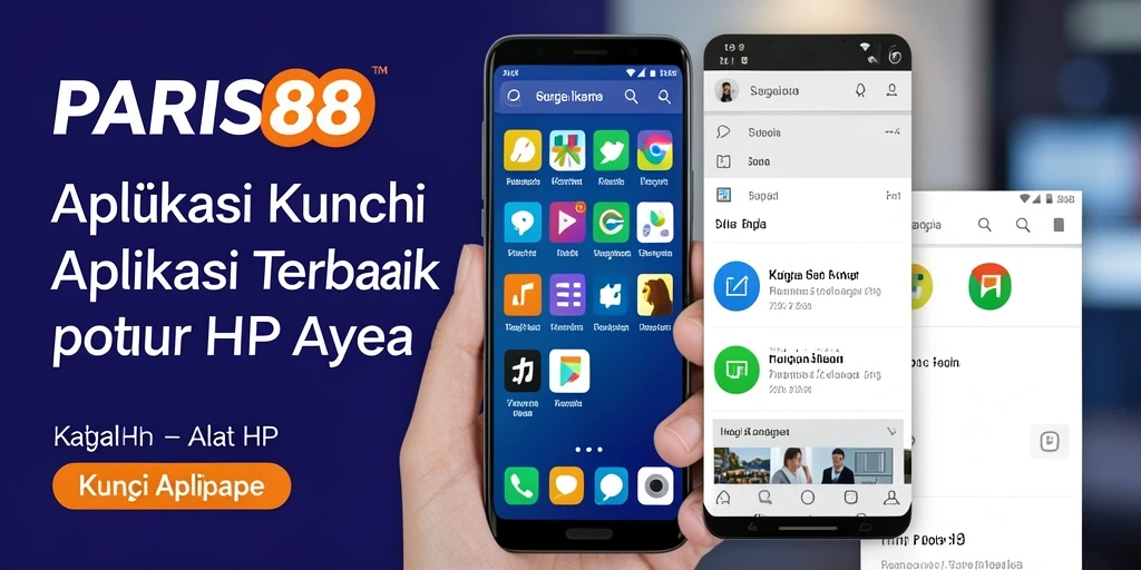 Tampilan antarmuka Kunci Aplikasi PARIS88 yang sederhana dan menarik.