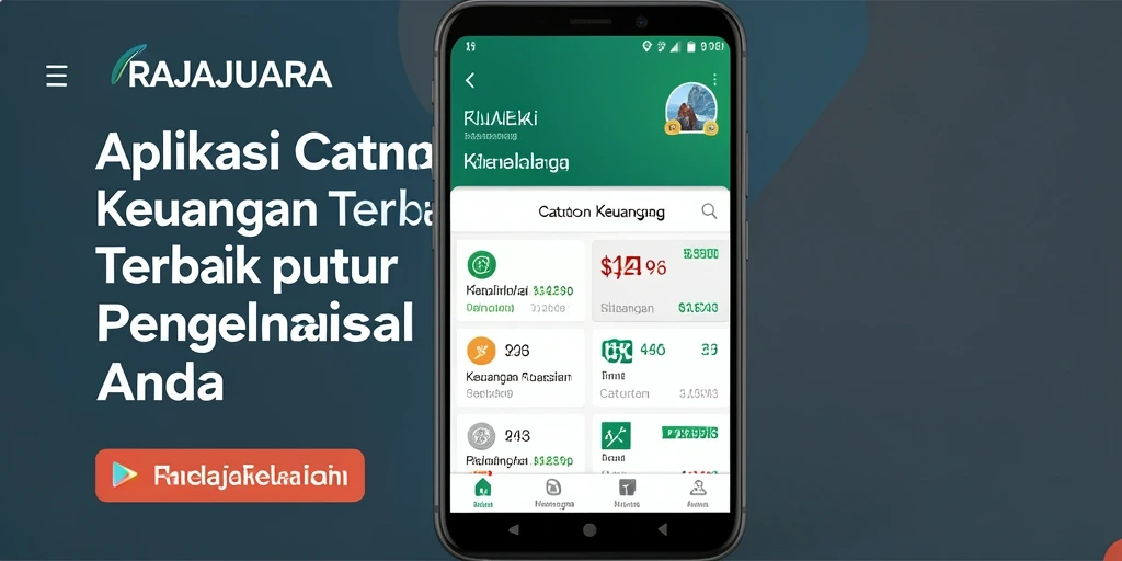 Antarmuka RAJAJUARA yang bersih dan fungsional untuk Catatan Keuangan.